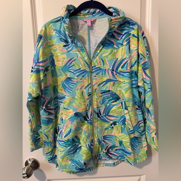 Lilly Pulitzer Jackets & Blazers - LILLY PULITZER Deedee Swing Jacket Serenity Now Size XS